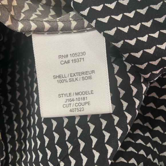 Joie Silk Tie Waist Pattern Pants - Picture 10 of 10